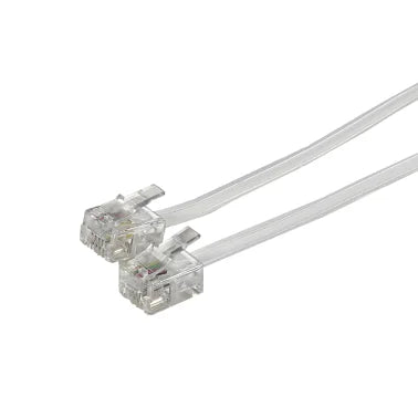 RCA Phone Line Cord 7ft (White)