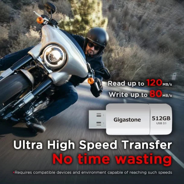 Gigastone® USB 3.2 Flash Drive (512 GB)