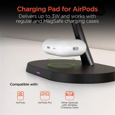 HyperGear® MaxCharge Pro 3-in-1 Wireless Charging Stand