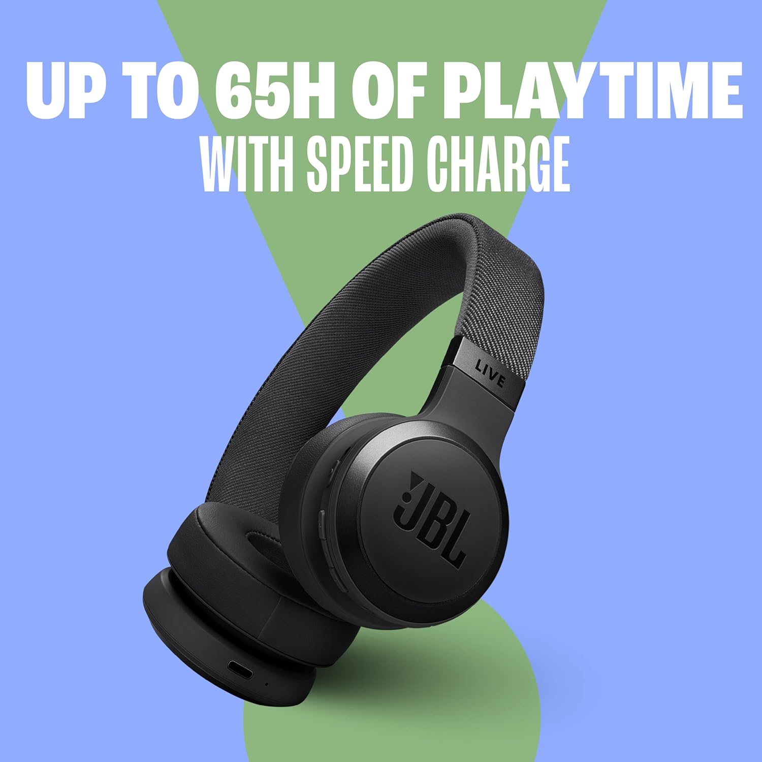 JBL Live 670NC - Wireless On-Ear Headphones with Adaptive Noise Cancelling