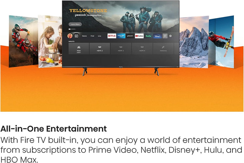 Hisense U6HF 58” 4K ULED Smart Fire TV