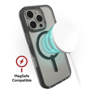ZAGG - Santa Cruz Snap MagSafe Case Apple iPhone 16 Pro Max - Black