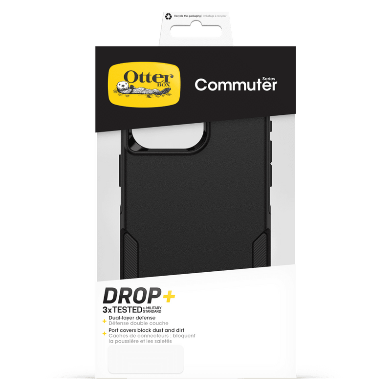 OtterBox Commuter Series Case for Apple iPhone 15 Pro Max (Black)