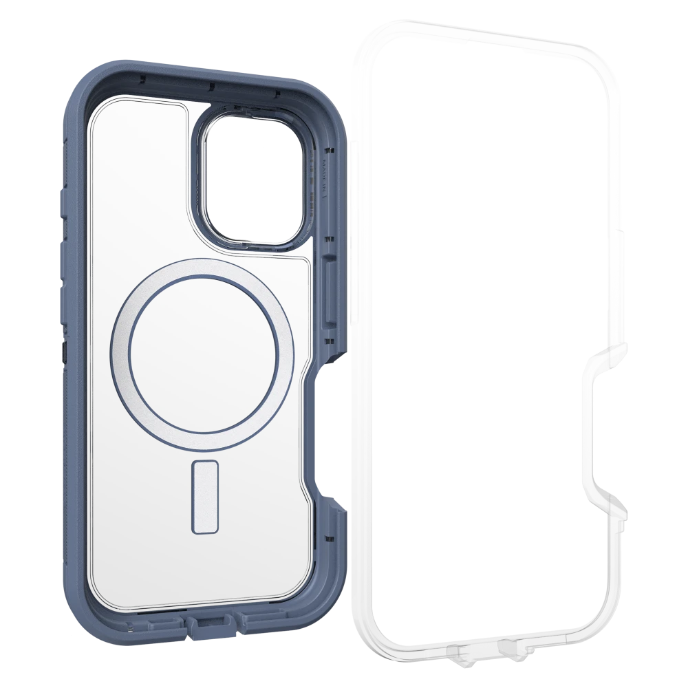 OtterBox - Defender Pro XT Clear MagSafe Case for Apple iPhone 16 - Mountain Storm