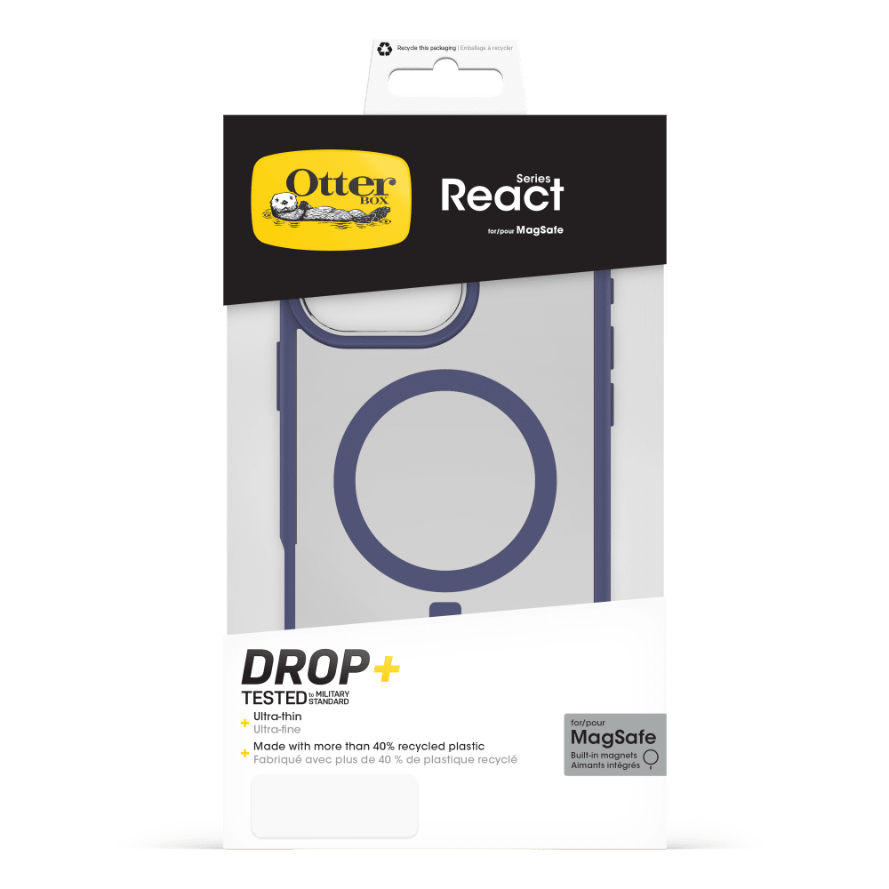 OtterBox - React MagSafe Case for Apple iPhone 16 Pro Max - Space Cadet