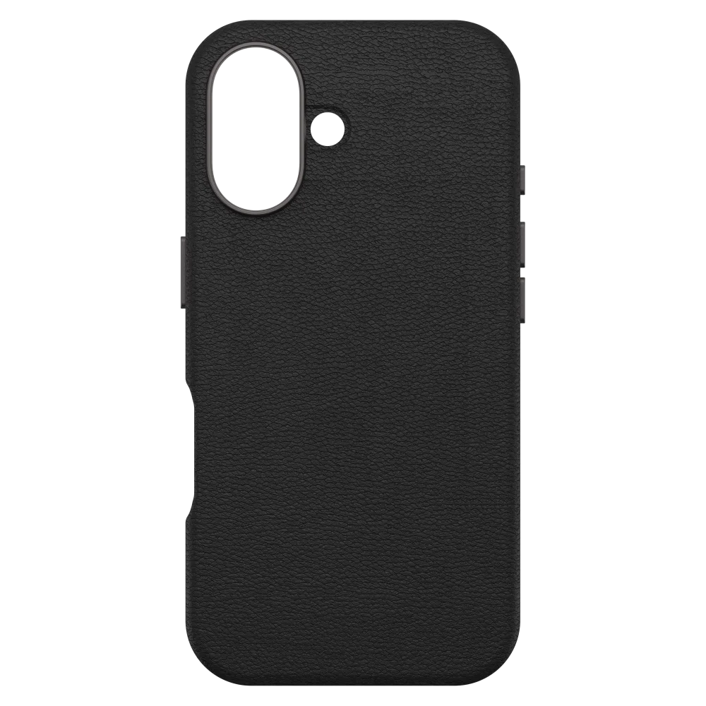 OtterBox - Symmetry Cactus Leather MagSafe Case for Apple iPhone 16 - Noir Ash