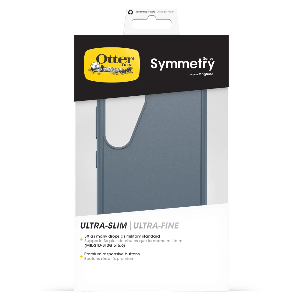OtterBox - Symmetry Magnetic Case for Samsung Galaxy S25 - Baby Blue Jeans
