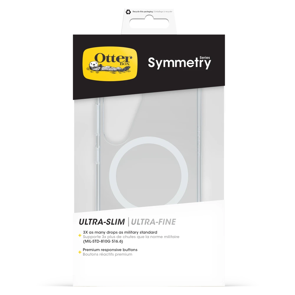 OtterBox - Symmetry Magnetic Case for Samsung Galaxy S25 - Clear