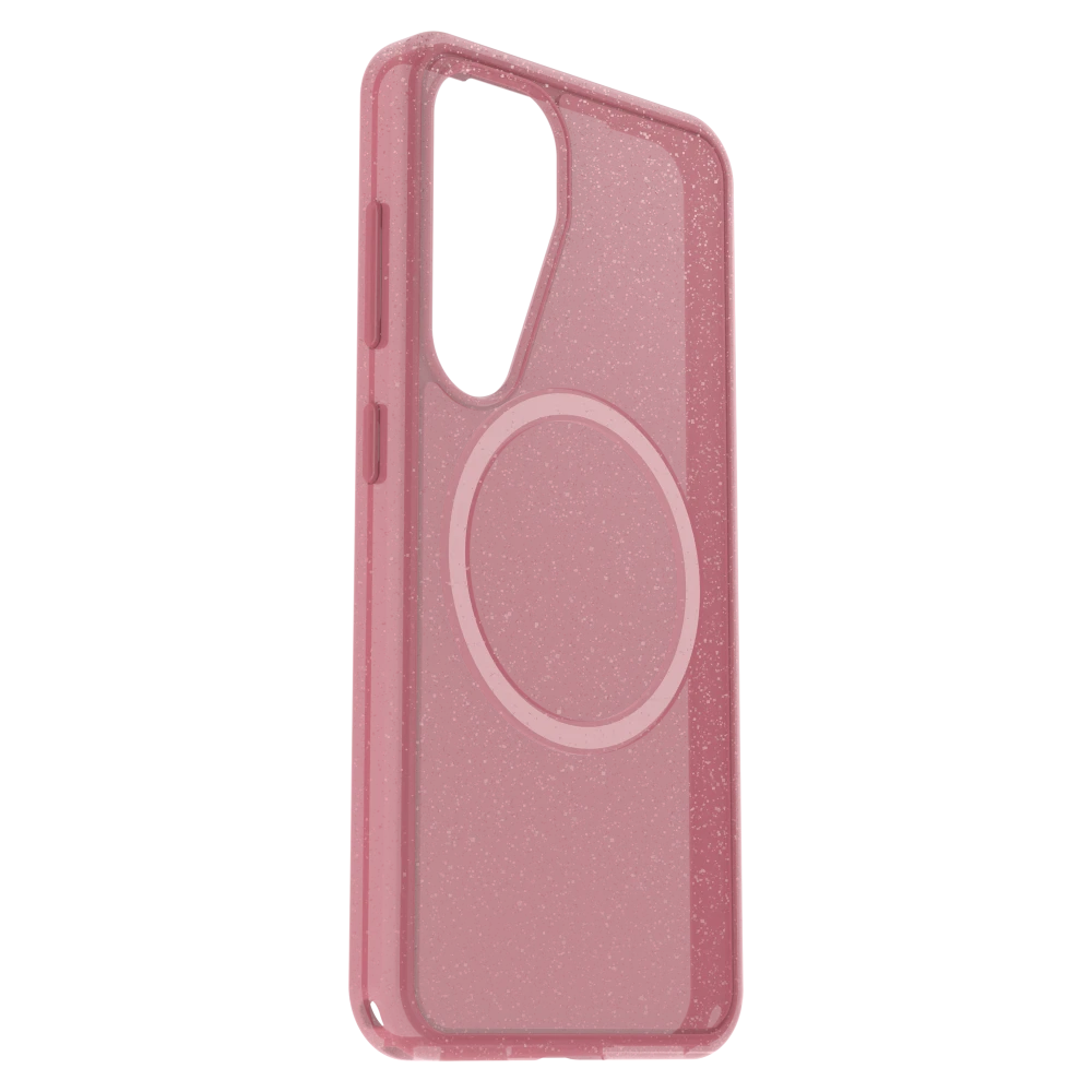 OtterBox - Symmetry Clear Magnetic Case for Samsung Galaxy S25 - Foxberry Pink