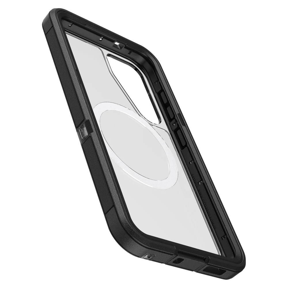 OtterBox - Defender Pro XT Clear Magnetic Case for Samsung Galaxy S25 - Dark Side