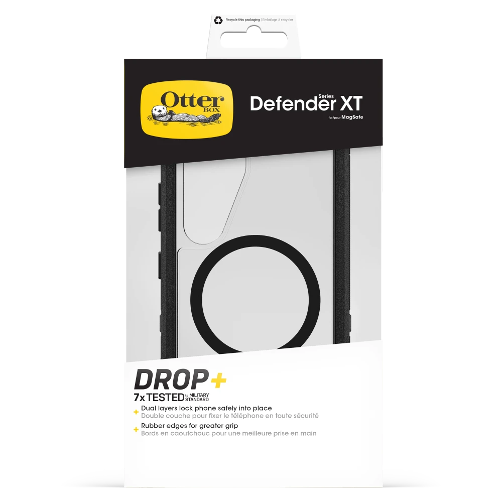 OtterBox - Defender Pro XT Clear Magnetic Case for Samsung Galaxy S25 - Dark Side