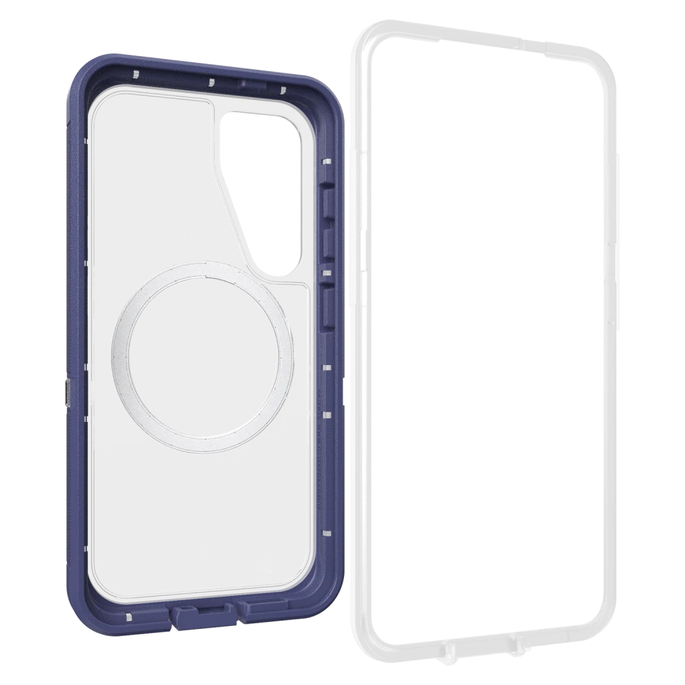 OtterBox - Defender Pro XT Clear Magnetic Case for Samsung Galaxy S25 - Denver Dusk Clear