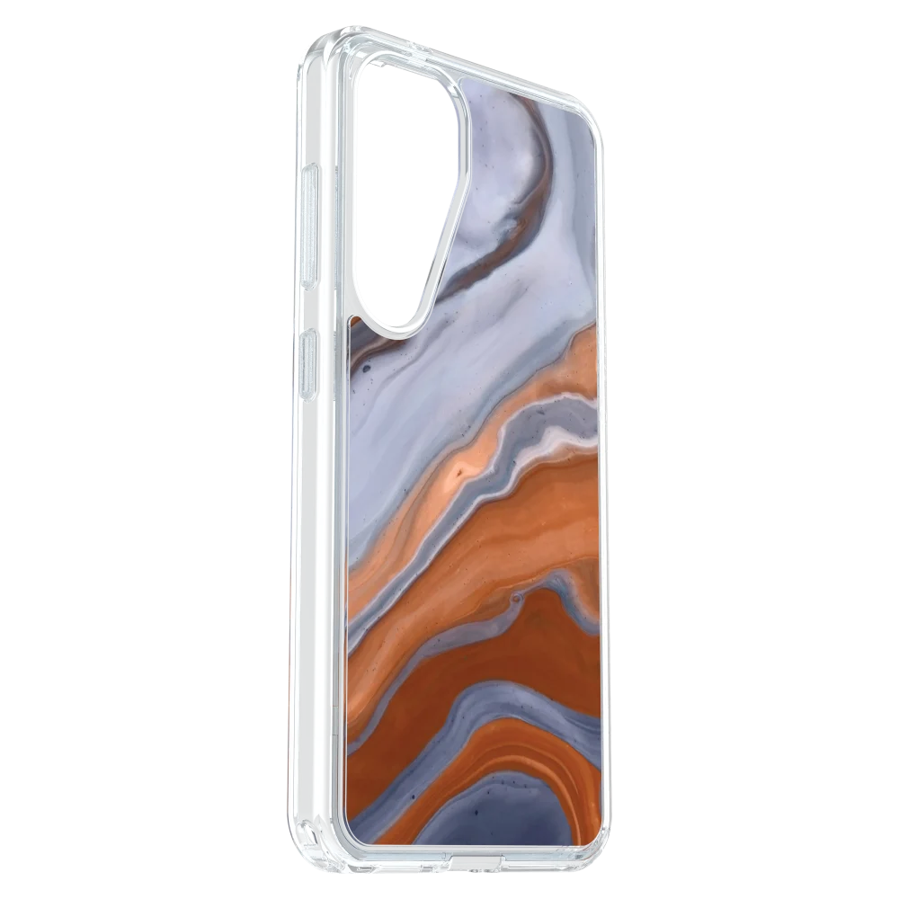 OtterBox - Symmetry Clear Magnetic Case for Samsung Galaxy S25 - High Desert Marble