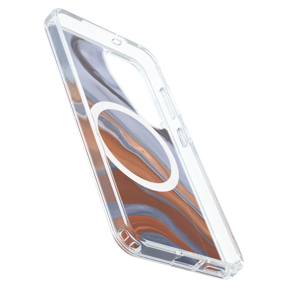 OtterBox - Symmetry Clear Magnetic Case for Samsung Galaxy S25 - High Desert Marble