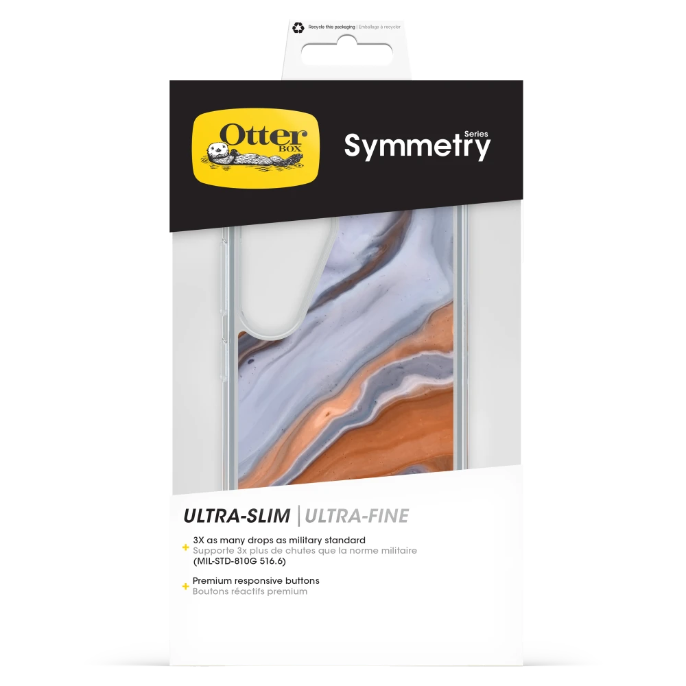 OtterBox - Symmetry Clear Magnetic Case for Samsung Galaxy S25 - High Desert Marble