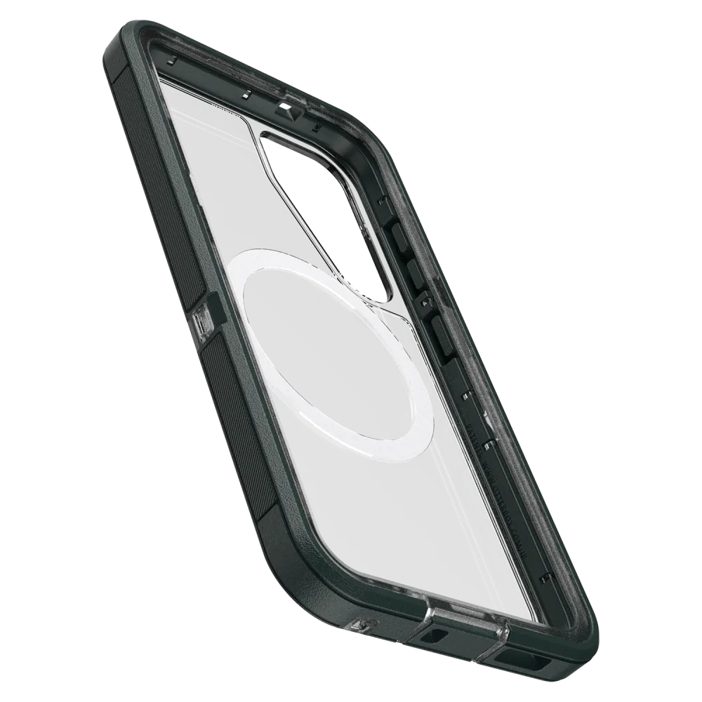 OtterBox - Defender Pro XT Clear Magnetic Case for Samsung Galaxy S25 - Sagebrush Green