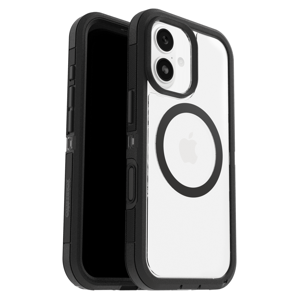 OtterBox - Defender XT Pro Clear MagSafe Case with Camera Control for Apple iPhone 17 - Dark Side