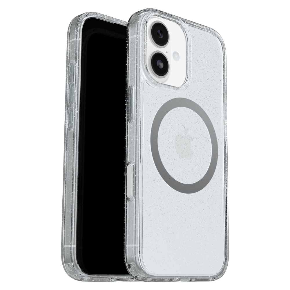 OtterBox - Symmetry Clear MagSafe Case with Camera Control for Apple iPhone 17 - Stardust 3.0