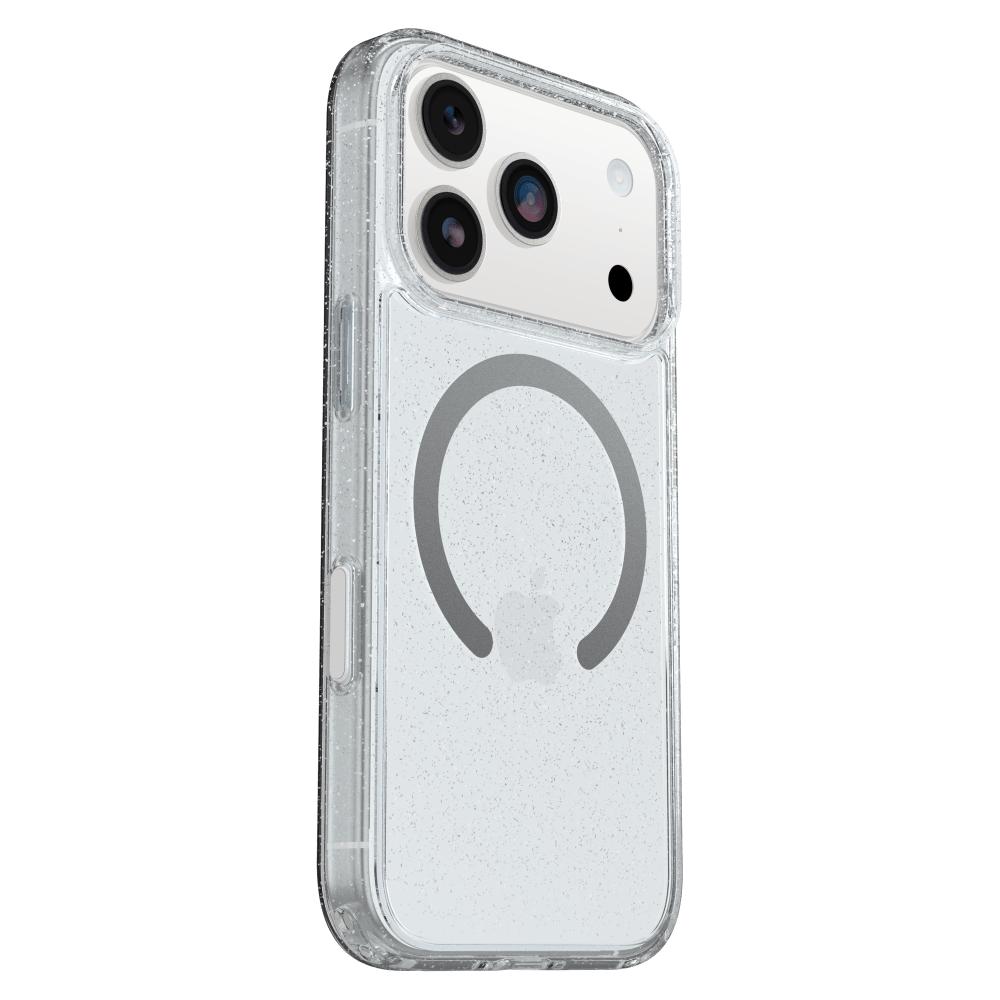 OtterBox - Symmetry Clear MagSafe Case with Camera Control for Apple iPhone 17 Pro - Stardust 3.0