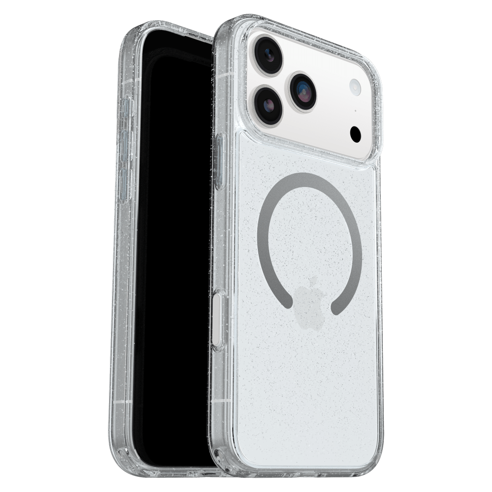 OtterBox - Symmetry Clear MagSafe Case with Camera Control for Apple iPhone 17 Pro Max - Stardust 3.0