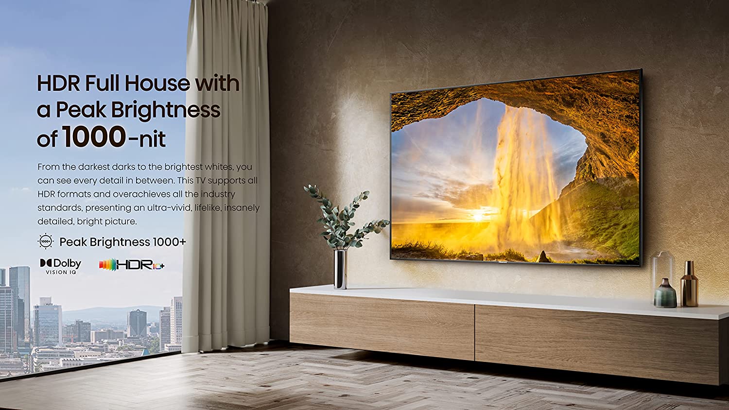 Hisense 65U7H 65" 7 Series Quantum ULED 4K UHD Smart Google TV