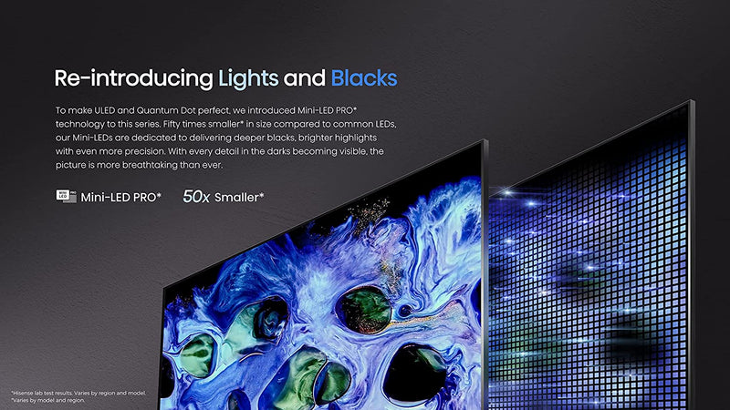 Hisense 55U8H 55" 8 Series Quantum ULED 4K UHD Smart Google TV