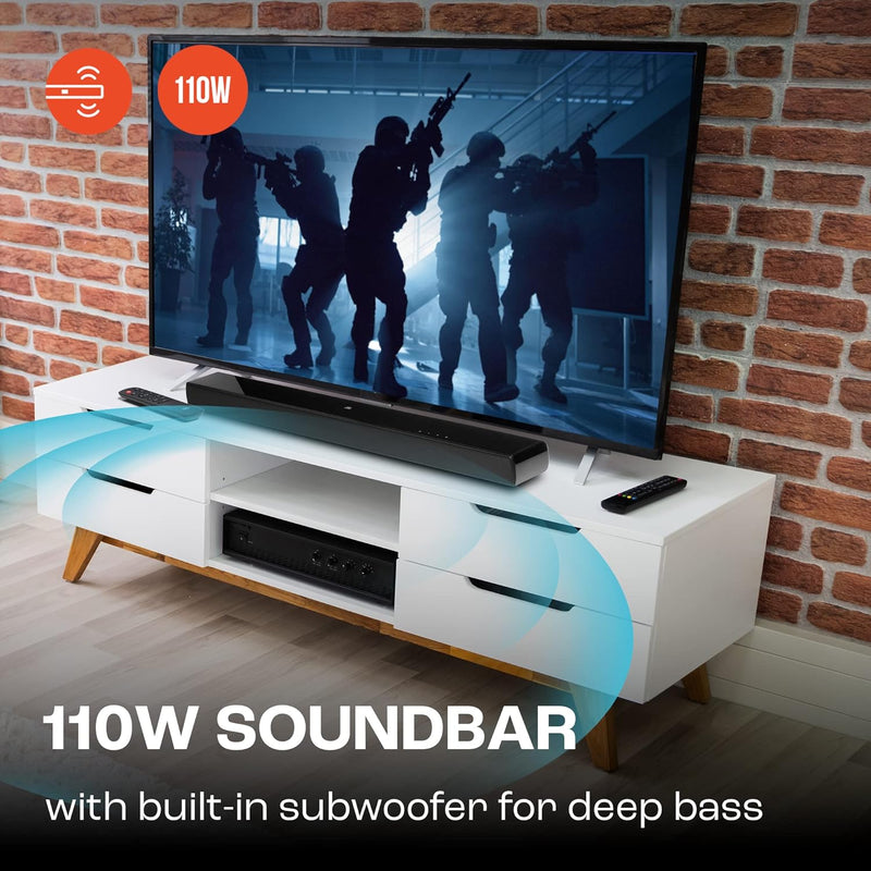 JBL Cinema SB120 110W Soundbar with Built-In Subwoofer and Remote