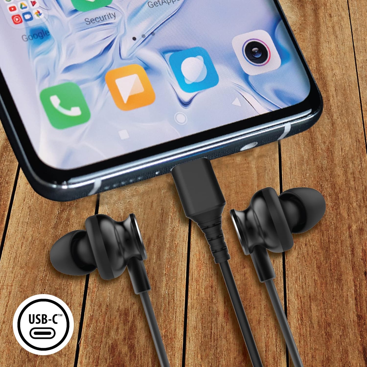 Chargeworx USBC Earbuds with Built in Mic