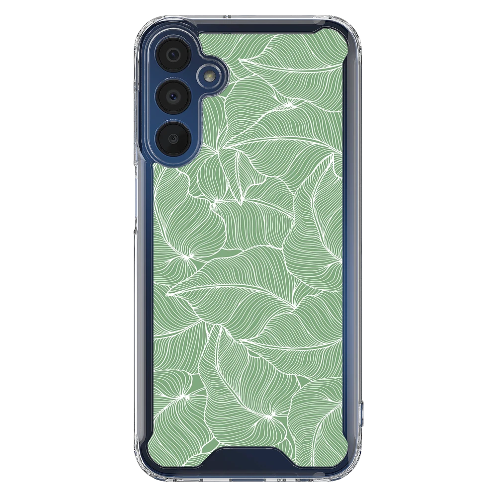 AMPD - Samsung Galaxy A15 5G TPU/Acrylic HD Print Case - Palm Pattern