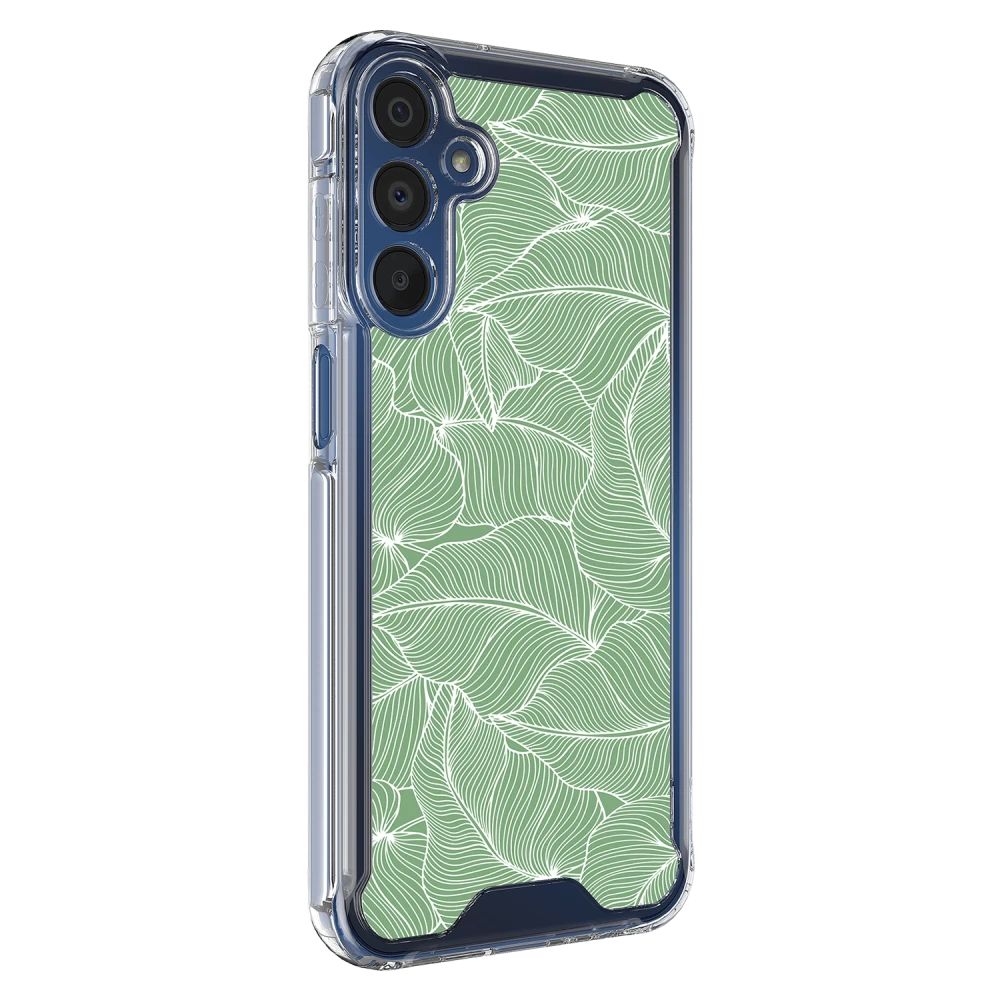 AMPD - Samsung Galaxy A15 5G TPU/Acrylic HD Print Case - Palm Pattern