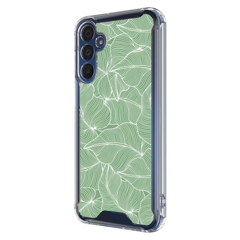 AMPD - Samsung Galaxy A15 5G TPU/Acrylic HD Print Case - Palm Pattern