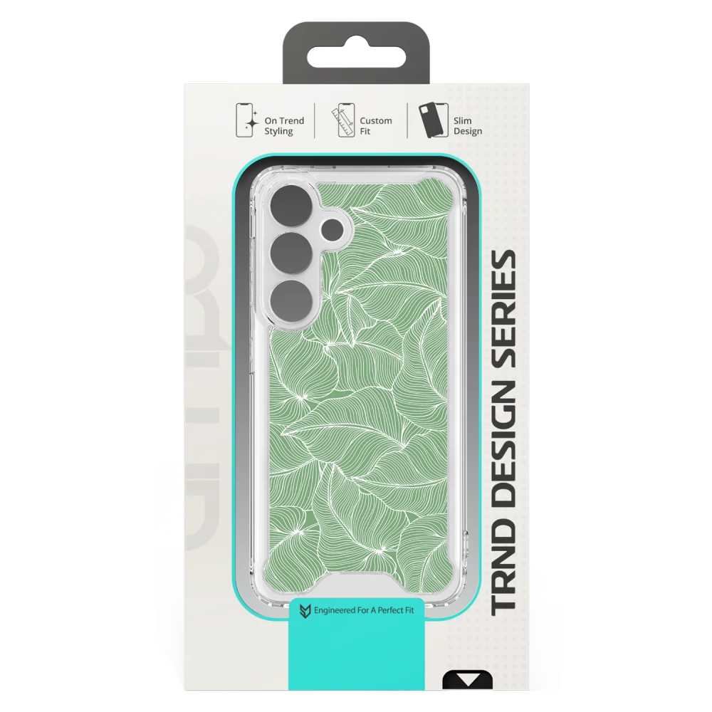 AMPD - Samsung Galaxy A15 5G TPU/Acrylic HD Print Case - Palm Pattern