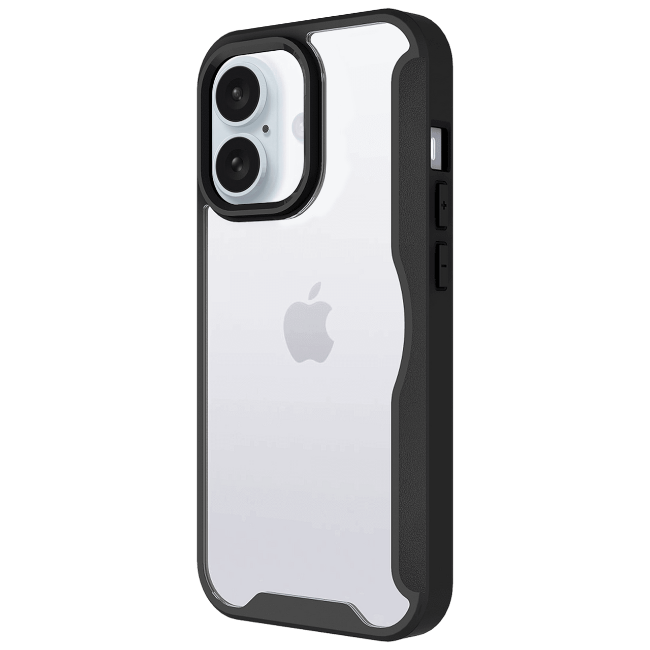 AMPD - TPU / Acrylic Wallet Flip MagSafe Case for Apple iPhone 16 Plus - Black