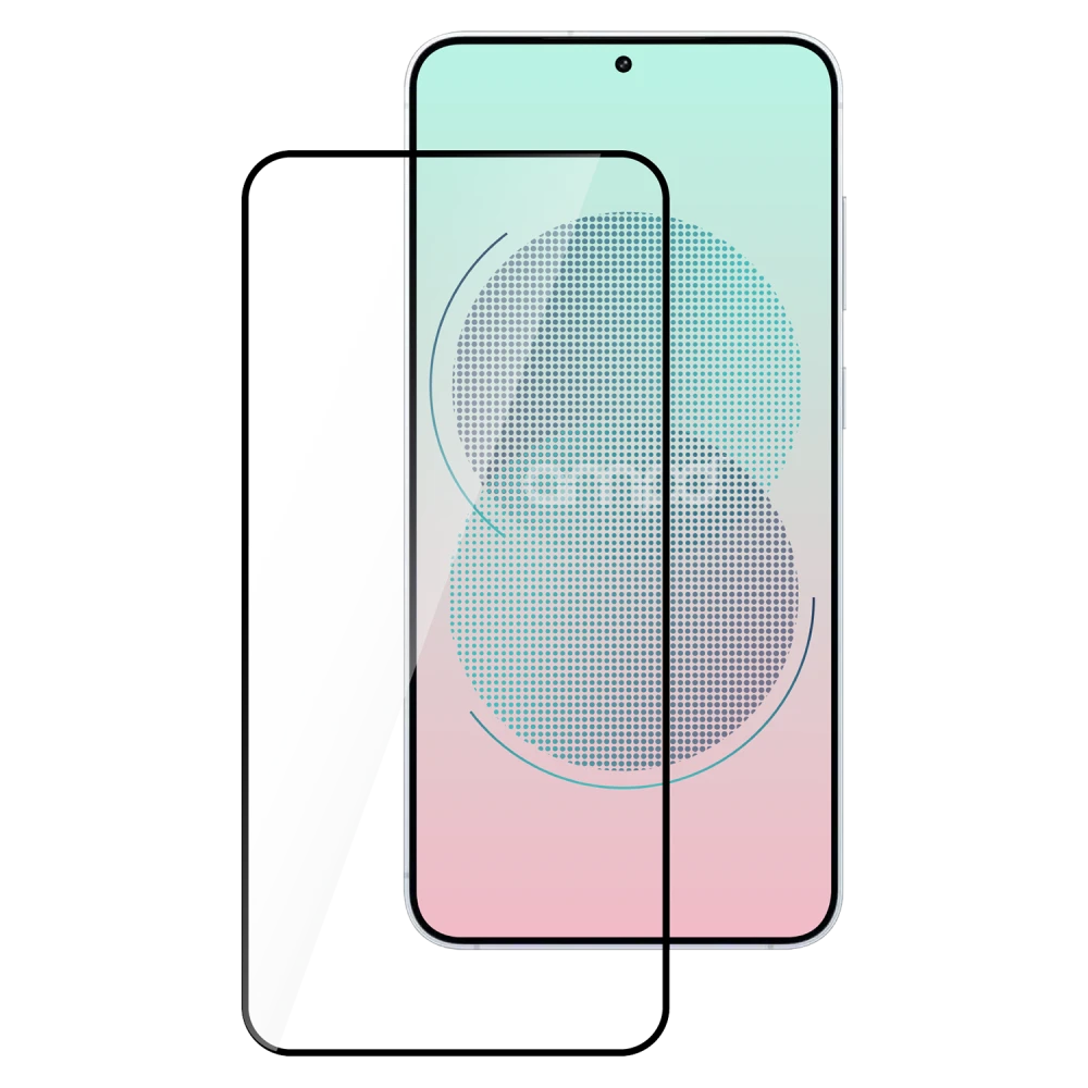 AMPD - 3D Full Faced Impact Flex Glass Screen Protector for Samsung Galaxy S25 Plus - Clear