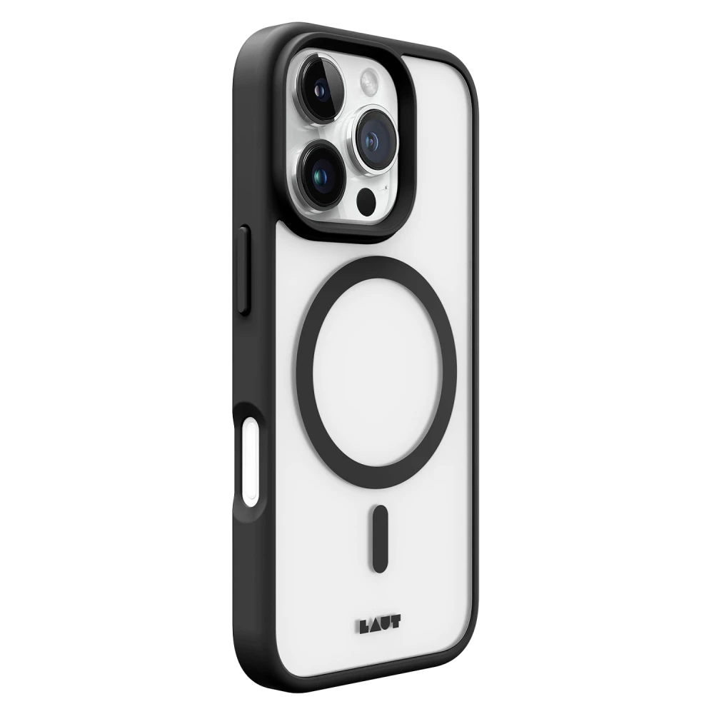 Laut - Crystal Matter MagSafe Case for Apple iPhone 16 Pro Max - Black