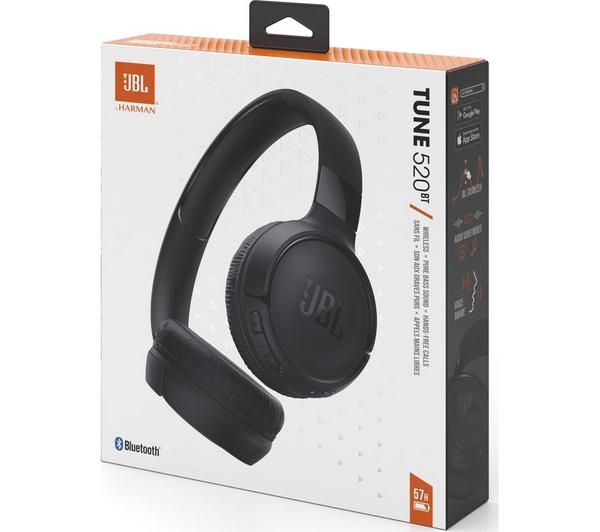 JBL Tune 520BT: Wireless On-Ear Headphones with Purebass Sound