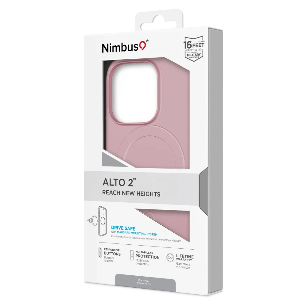 Nimbus9 - Alto 2 MagSafe Case for Apple iPhone 16 Pro - Pink