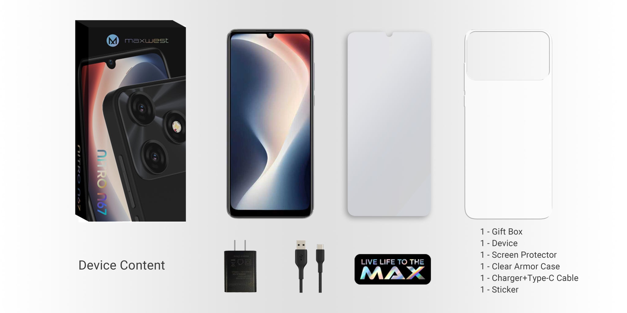 Maxwest Nitro N67 32GB Smart Phone