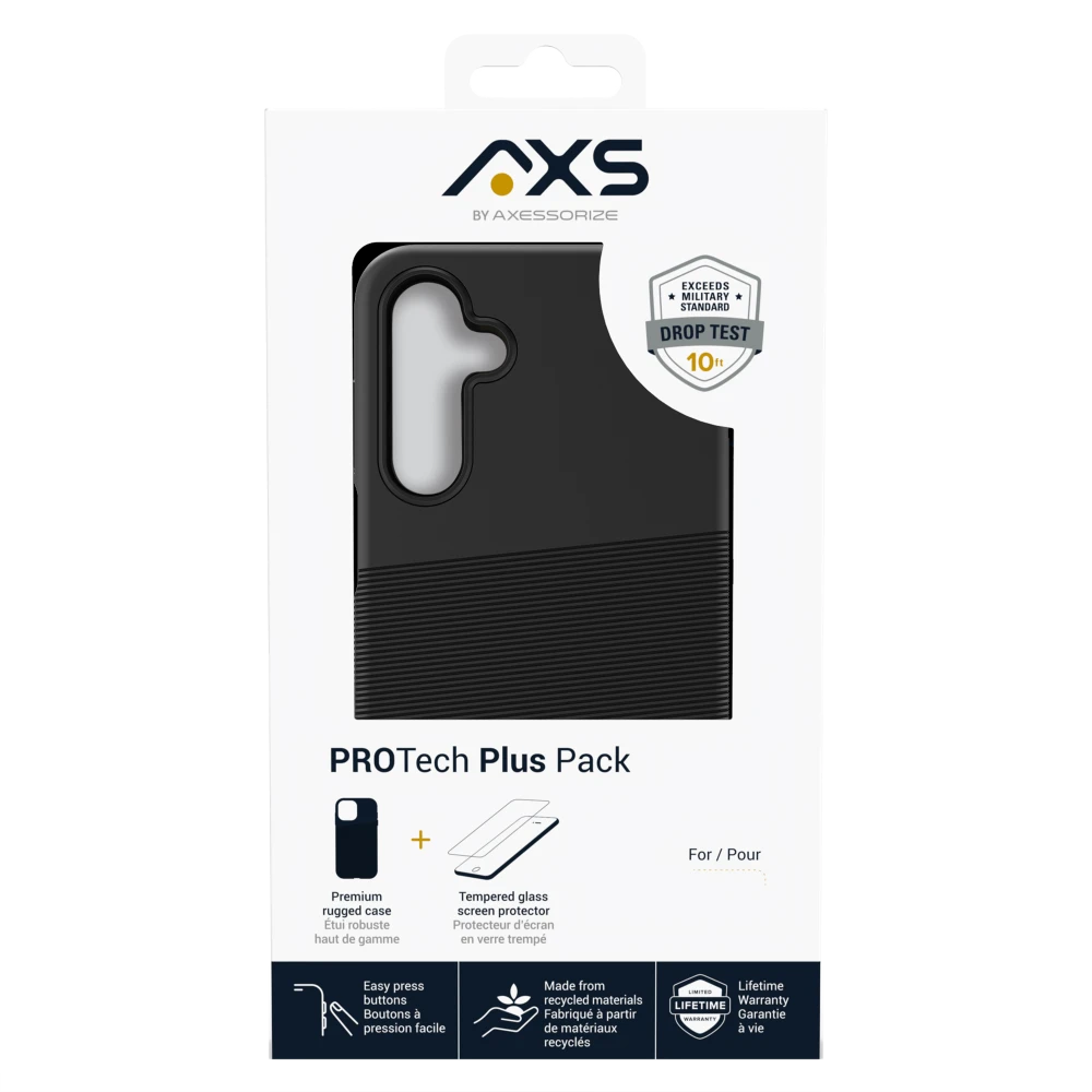 AXS - PROTech Plus Case and ARMORGlass Screen Protector forÂ Samsung Galaxy A16 5G