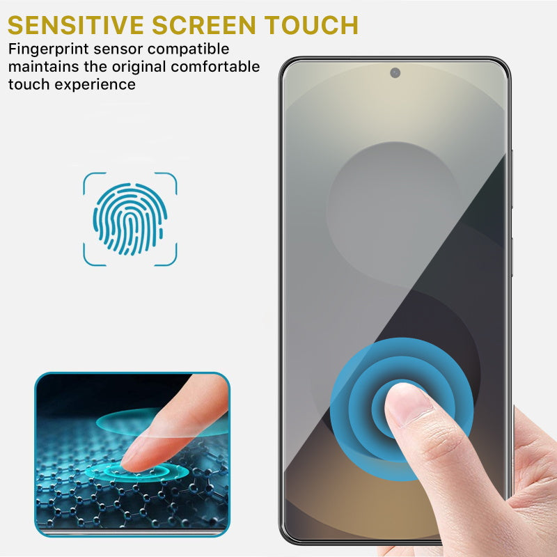 MyBat Pro Full Coverage Tempered Glass Screen Protector (Fingerprint Unlock) for Samsung Galaxy S26 Ultra - Black