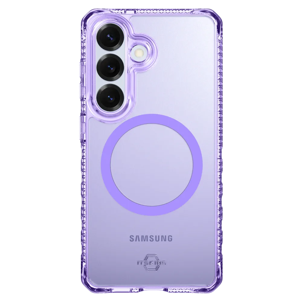 ITSKINS - Hybrid_R Clear MagSafe Case for Samsung Galaxy S26 - Light Purple
