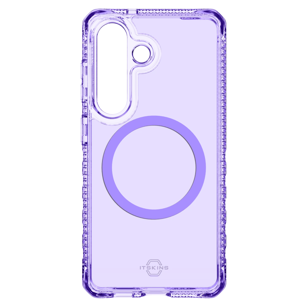 ITSKINS - Hybrid_R Clear MagSafe Case for Samsung Galaxy S26 - Light Purple