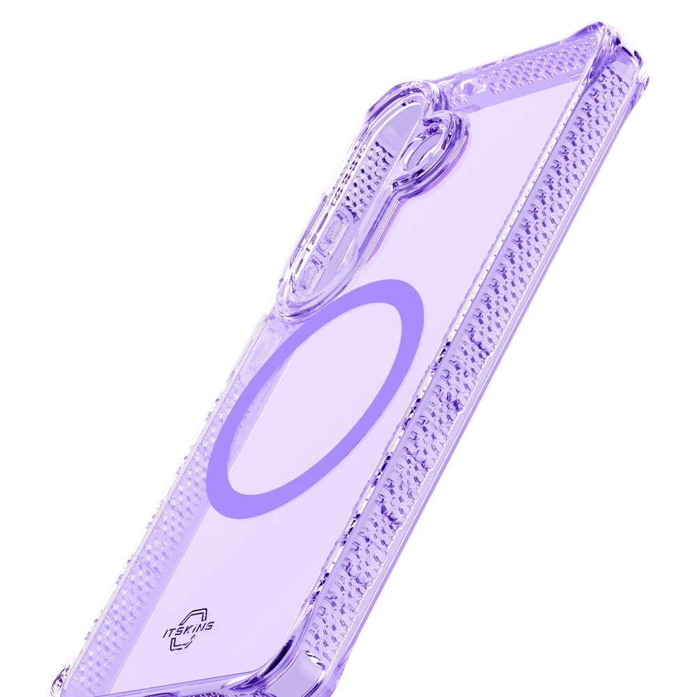 ITSKINS - Hybrid_R Clear MagSafe Case for Samsung Galaxy S26 - Light Purple