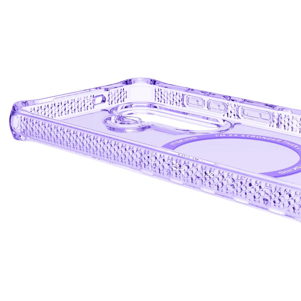ITSKINS - Hybrid_R Clear MagSafe Case for Samsung Galaxy S26 - Light Purple
