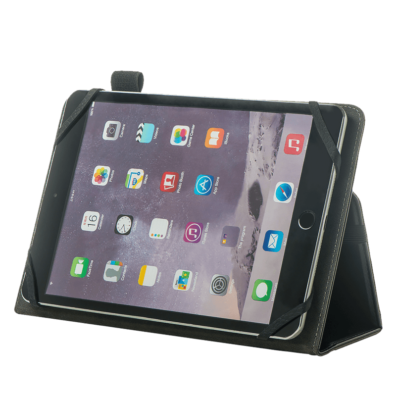 ItSkins Universal Folio Case for 9 to 10.5 Inch Tablets (Black)