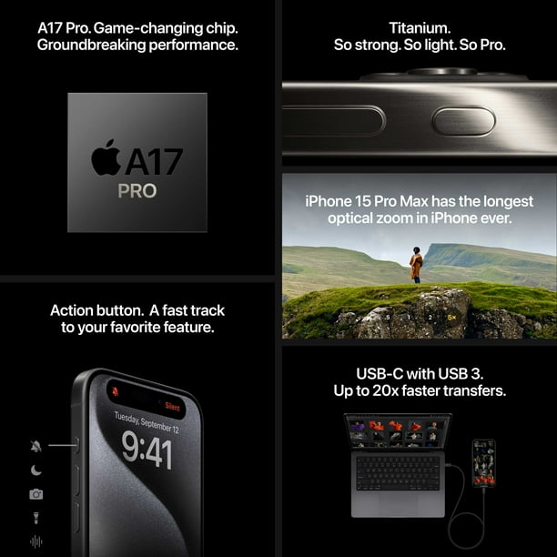 Apple iPhone 15 Pro With Physical SIM (Open Box)