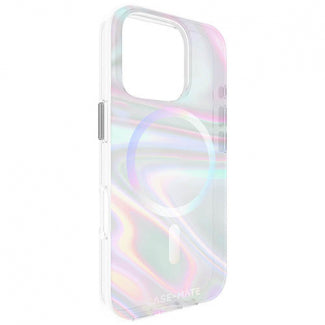 Case-Mate - Soap Bubble MagSafe Case for Apple iPhone 16 Pro - Iridescent