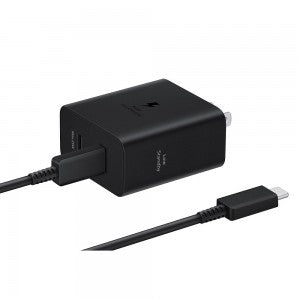Samsung OEM Duo Kit - 50W Dual Port Charging Wall Charger w/ 3ft 5A USB-C to USB-C Cable