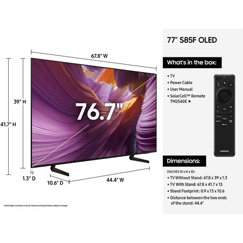Samsung S85F 77" HDR 4K UHD OLED Smart TV (2025)