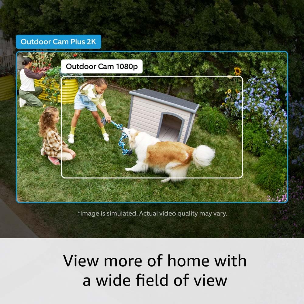Ring Outdoor Cam Plus (Battery) Weather-Resistant Outdoor Camera